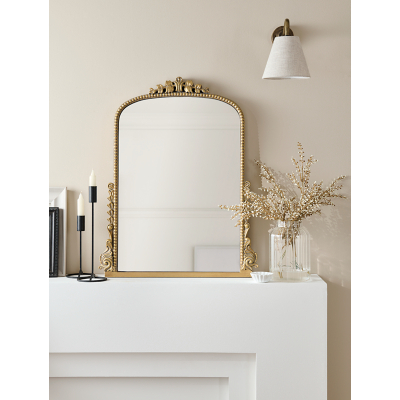 Gold-Tone Antique Mirror