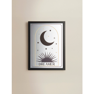 Black Celestial Dreamer Mirror Artwork