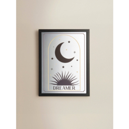 Black Celestial Dreamer Mirror Artwork