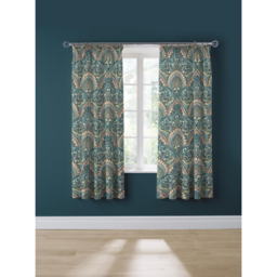 Dreams & Drapes Teal Palais Pencil Pleat Curtains Teal