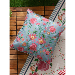 Wylder Blue Claudia Floral Outdoor Cushion
