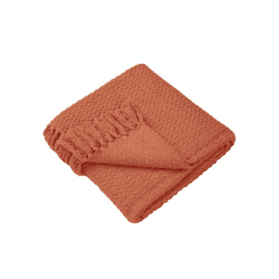 Drift Terracotta Hayden Bedspread - 200cm x 200cm