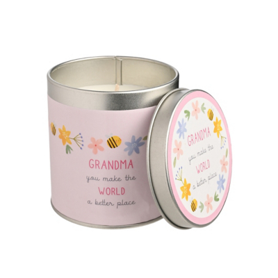 Love Life Tin Candle - Grandma
