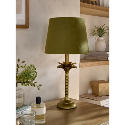Green Palm Tree Table Lamp