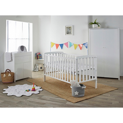 Rafferty Cot - White