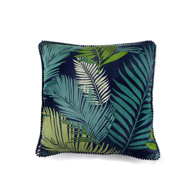 Fusion Navy Tropical Filled Cushion