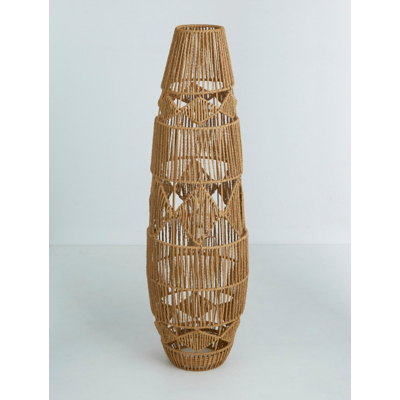 LC Natural Rattan Floor Lamp