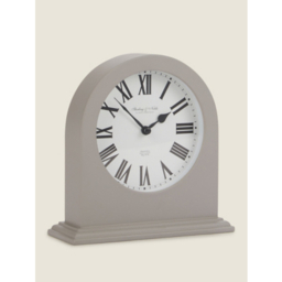 Grey Classic MDF Mantle Clock