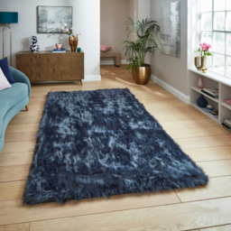 Laurence Llewelyn-Bowen Navy Mayfair Rug