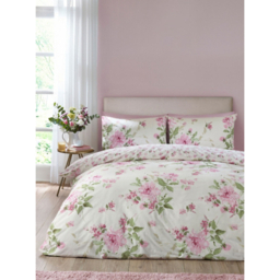 Catherine Lansfield Cream Avebury Floral Duvet Cover Set