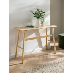 Natural Wood Console Table
