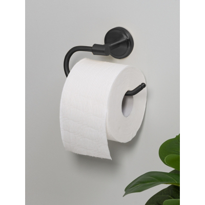 Matte Black Toilet Roll Holder