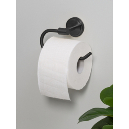 Matte Black Toilet Roll Holder