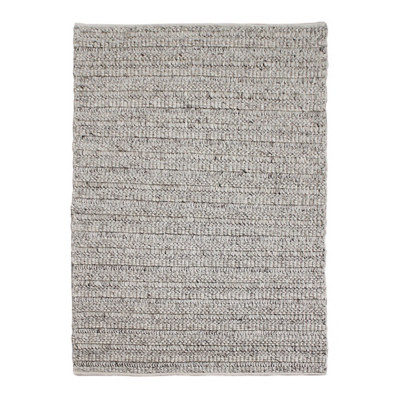maker Textured Taupe Wool Rug