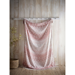 Appletree Terracotta Sakari Bedspread - 130cm x 180cm