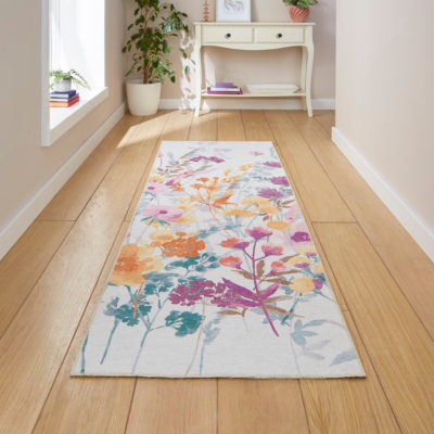 Catherine Lansfield Yellow Country Floral Runner