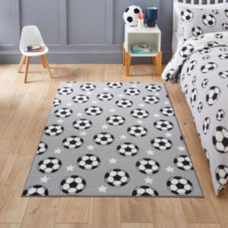 Catherine Lansfield Kids Football Star Rug