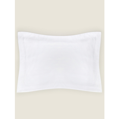 White Luxuriously Soft 100% Cotton 400 Thread Count Oxford Pillowcase