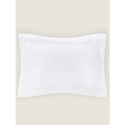 White Luxuriously Soft 100% Cotton 400 Thread Count Oxford Pillowcase