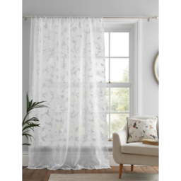 Dreams & Drapes Curtains Darnley Slot Top Voile Panel in White