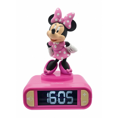 Lexibook RL800MN 3D Minnie Mouse Childrens Clock