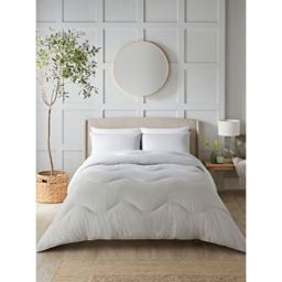 Night Lark Grey Seersucker Coverless Duvet Set