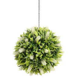 White Lavender Topiary Ball