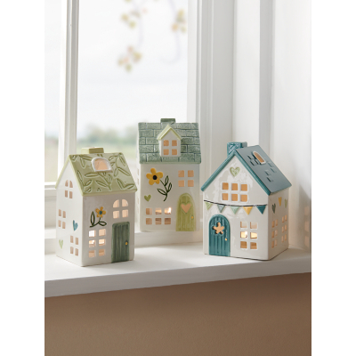Sanctuary House Tealight Holder - Set of 3