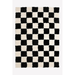 maker Black & White Checkerboard Rug