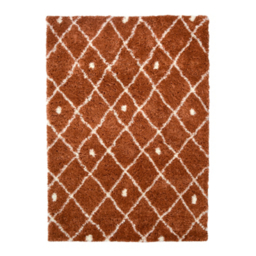 maker Scandi Style Diamond Spot Shaggy Rug