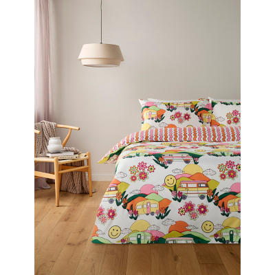 Retro Campervan Reversible Duvet Set