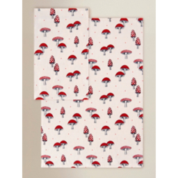Cream & Red Toadstool Cotton Towel Range