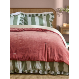 Wylder Rose Edie 100% Cotton Velvet Bedspread - 140 x 220cm