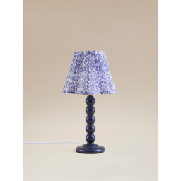 Navy Bobbin Lamp
