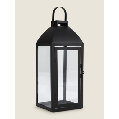 Black Small Metal Lantern