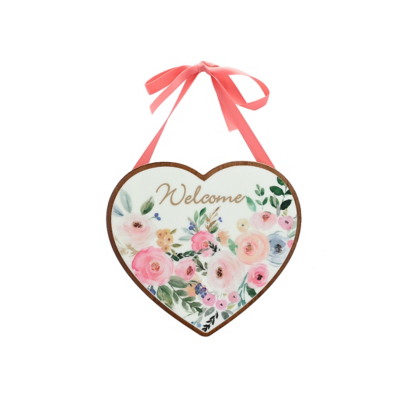 The Cottage Garden Hanging Plaque - Welcome