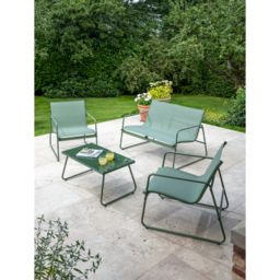 Green Modern Metal Sofa Set