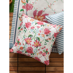 Wylder Red Claudia Floral Outdoor Cushion