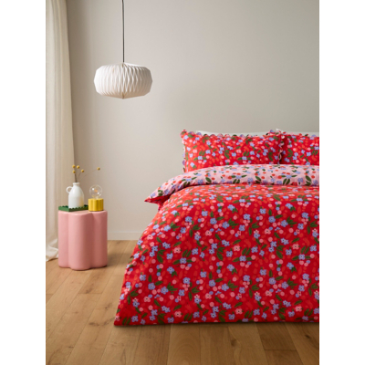 Cherry Blossom Scallop Edge Duvet Set