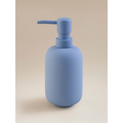 Matte Blue Soap Dispenser & Tumbler Set