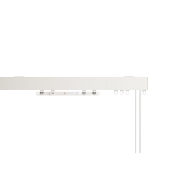 Speedy White Contour Corded Aluminium Track