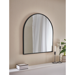 Black Arched Mirror