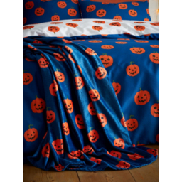 Catherine Lansfield Halloween Pumpkin Blanket Throw