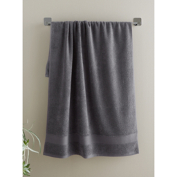 Catherine Lansfield Charcoal Antibacterial Towel Range
