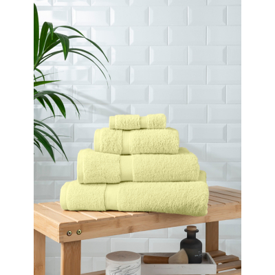 Lemon Yellow Super Soft Towel Range