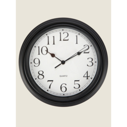 Black Wall Clock