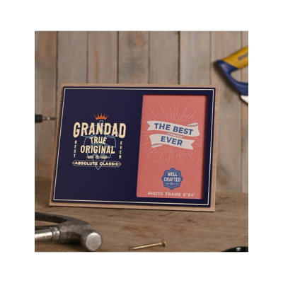 Well Crafted Photo Frame 4 x 6 - Grandad True Original
