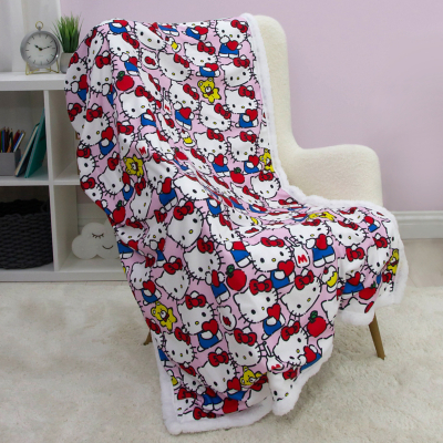 Hello Kitty Sherpa Blanket - 180cm x 180cm