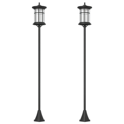 Outsunny LED Outdoor Solar Post Lights