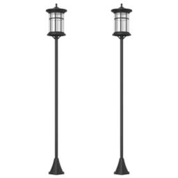Outsunny LED Outdoor Solar Post Lights